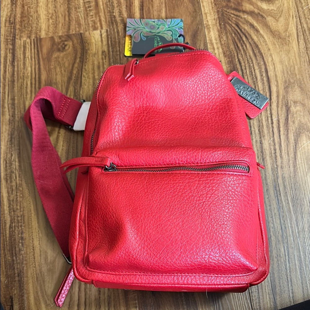 Red Leather Cameleon Concealed Carry Bag New With Tags